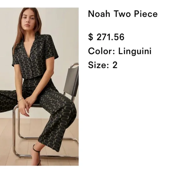 Reformation Noah two piece set - Picture 6 of 6